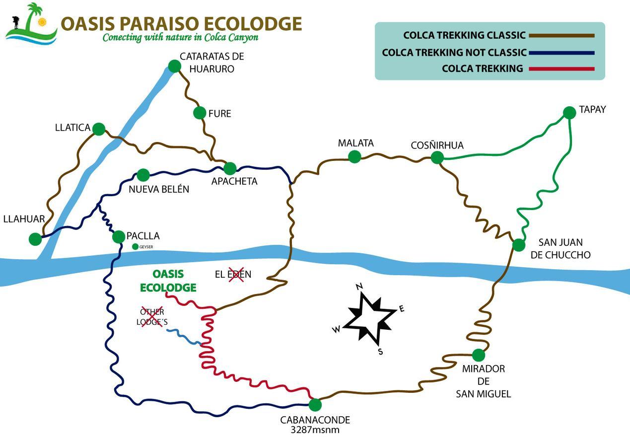 Oasis Paraiso Ecolodge Cabanaconde Buitenkant foto